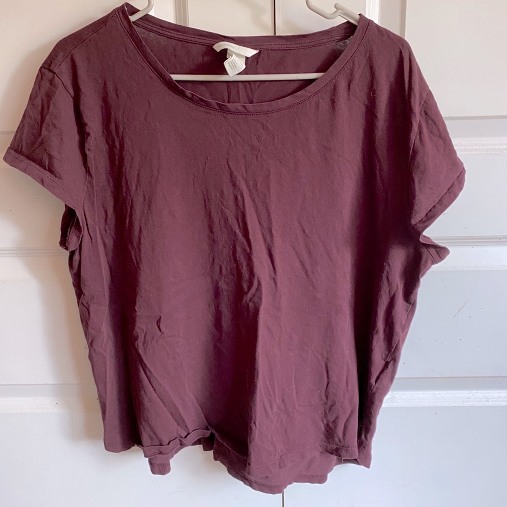 Basic Maroon Tee